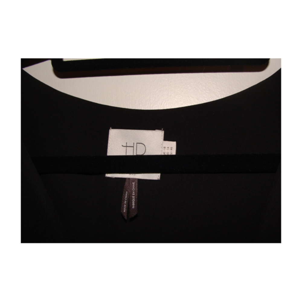 Anthropology HD in Paris plus size black blouse 14 - Picture 4 of 5